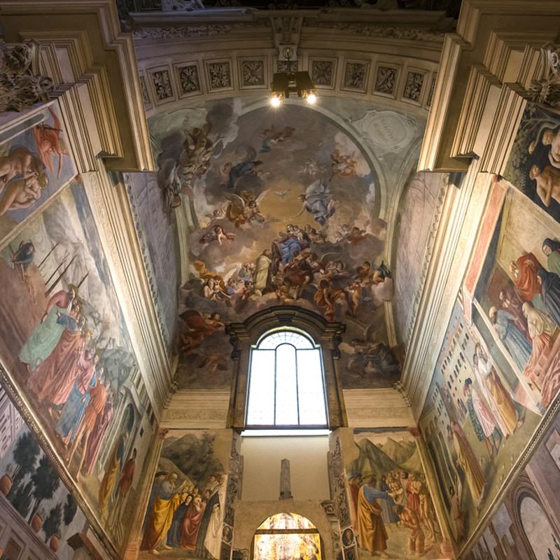 Photo of the Brancacci Chapel in Florence